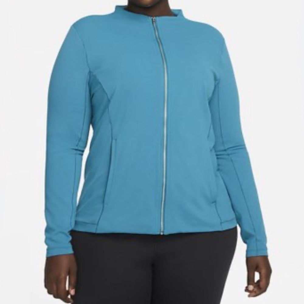 NWT Nike Infinalon Dri-Dit Full Zip Jacket in Teal Plus Size